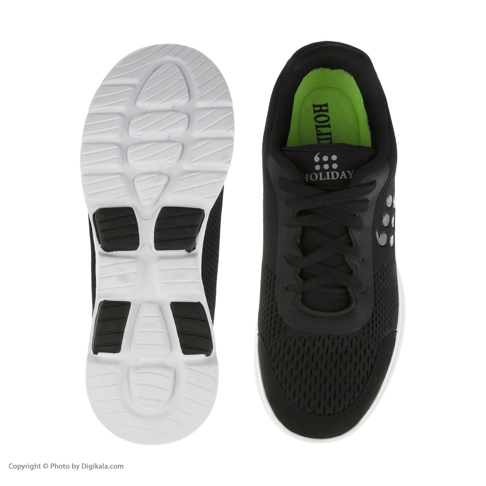 کفش پیاده روی مردانه هالیدی مدل 578513-black-white -  - 4