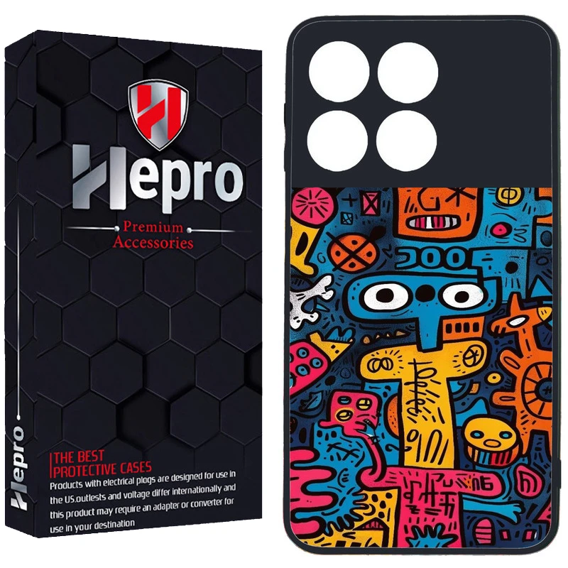 کاور هپرو طرح فانتزی مدل TPU مناسب برای گوشی موبایل شیائومی Poco X6 Pro