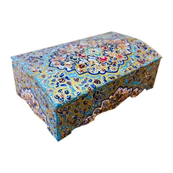جعبه جواهرات استخوانی طرح تذهیب کد B 271 جعبه جواهرات استخوانی طرح تذهیب کد B 271