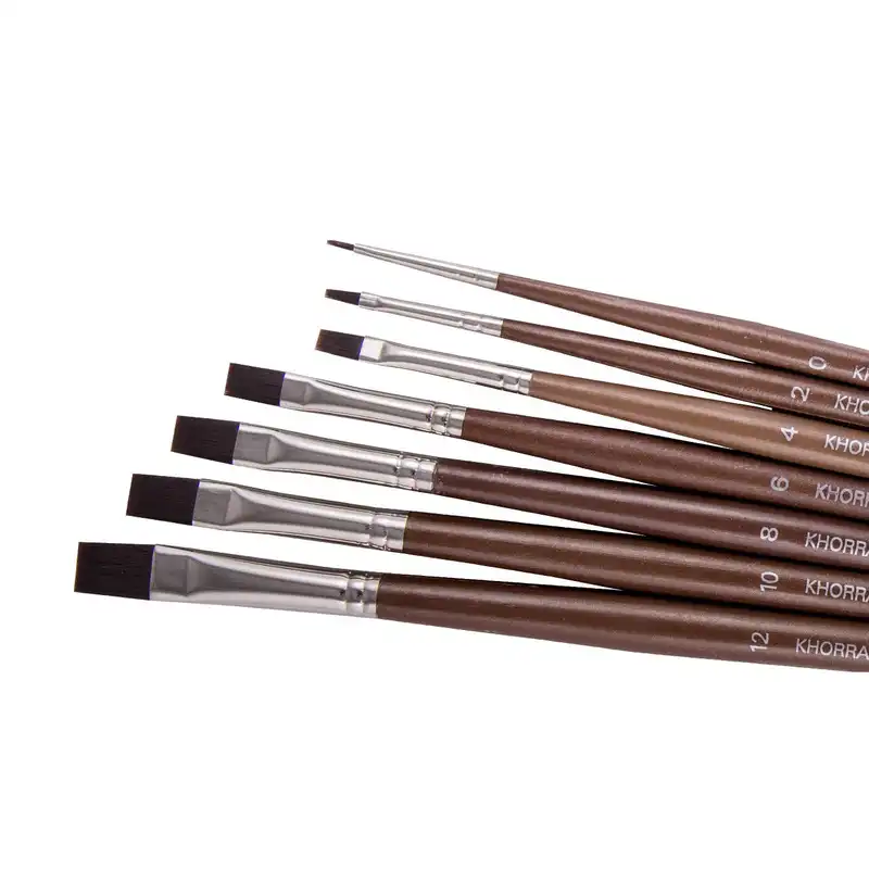 قلم مو تخت خرم کد 777B مجموعه 7 عددی