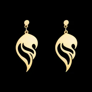 گوشواره طلا 18 عیار زنانه آمانژ کد D10219