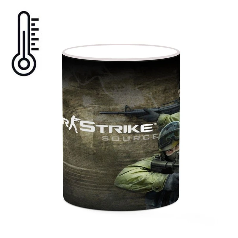 ماگ حرارتی کاکتی مدل بازی کانتر استرایک Counter-Strike 1.6 کد mgh28083