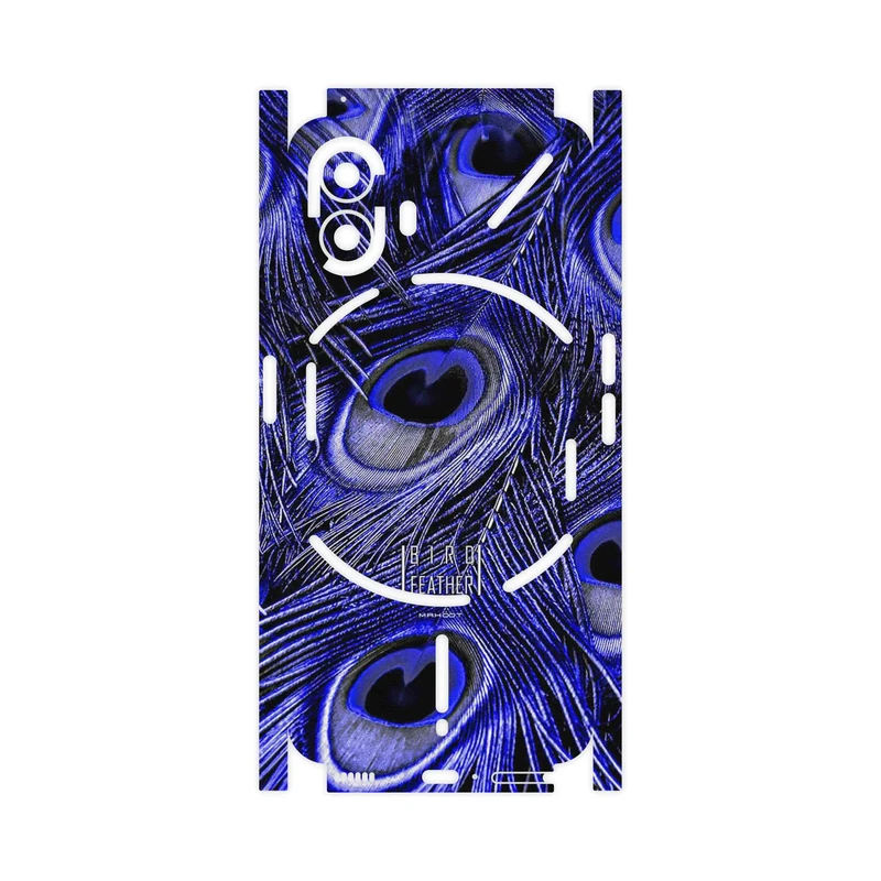 برچسب پوششی ماهوت مدل Purple Feather-FullSkin مناسب برای گوشی موبایل ناتینگ Phone 2