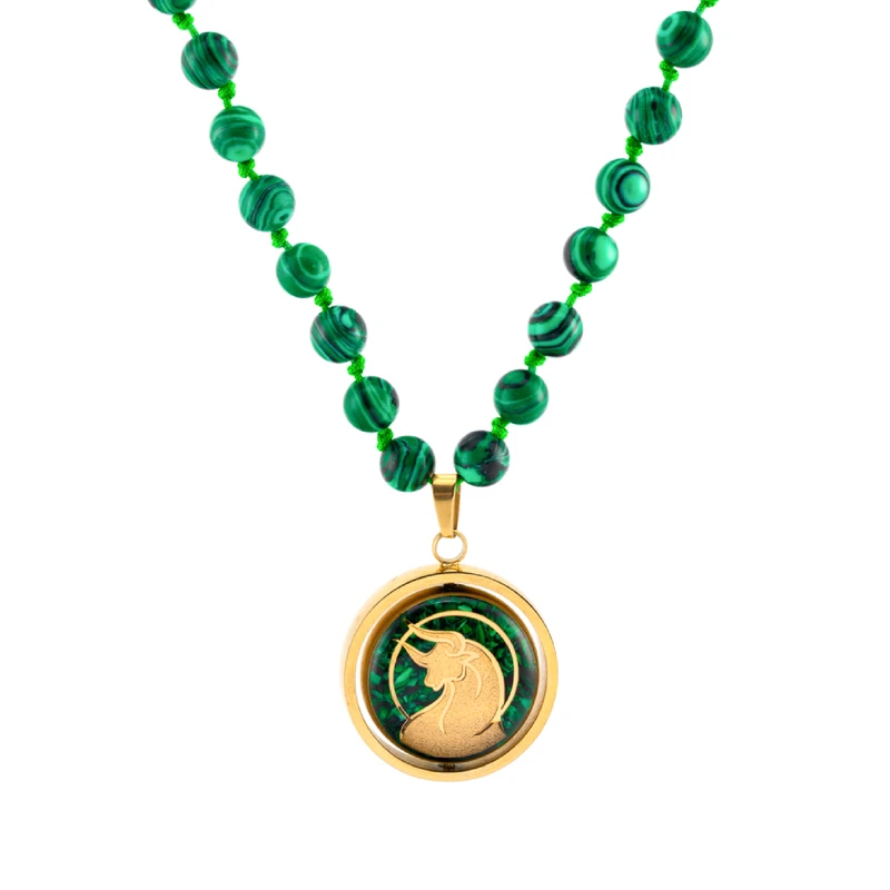 گردنبند زنانه الون مدل دورو اردیبهشت و بته جقه