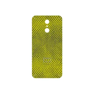 MAHOOT Yellow Snake Skin Cover Sticker for LG Q7