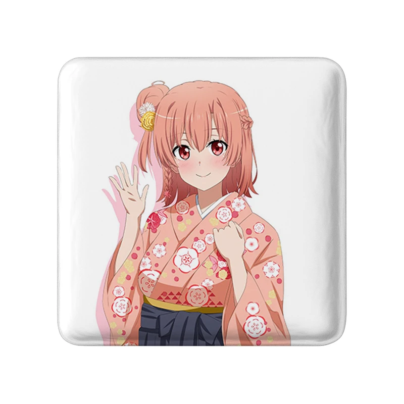 پیکسل خندالو طرح یویی انیمه جوانی کمدی رومانتیک من مدل مربعی کد 32538