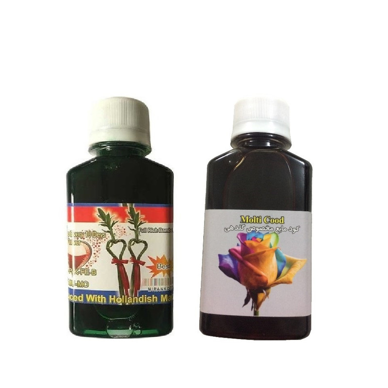 کود مایع بامبو و گلدهی کد 02 حجم 120 میلی لیتر بسته 2 عددی