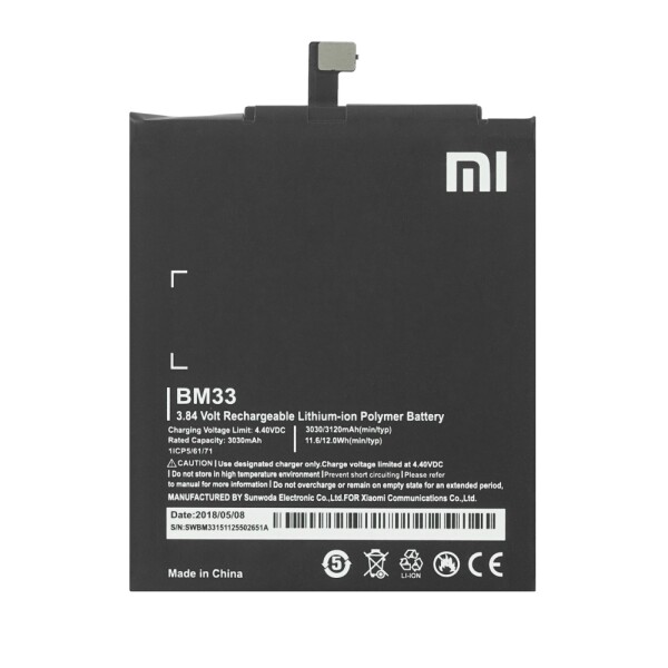 باتری موبایل مدل BM33 ظرفیت 3120 میلی آمپر ساعت مناسب برای گوشی موبایل شیائومی Mi 4i