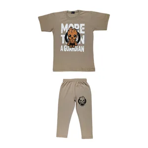 ست تی شرت آستین کوتاه و شلوار پسرانه مدل 601003G