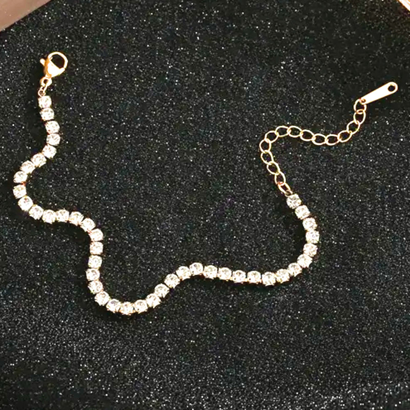 دستبند زنانه مدل نگین دار