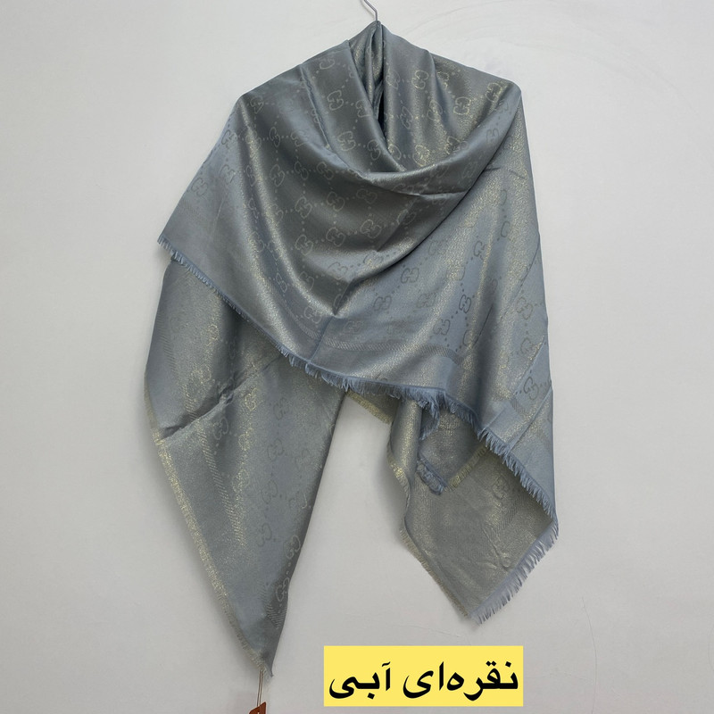 روسری زنانه مدل نخی ژاکارد لمه دار وارداتی اعلاء