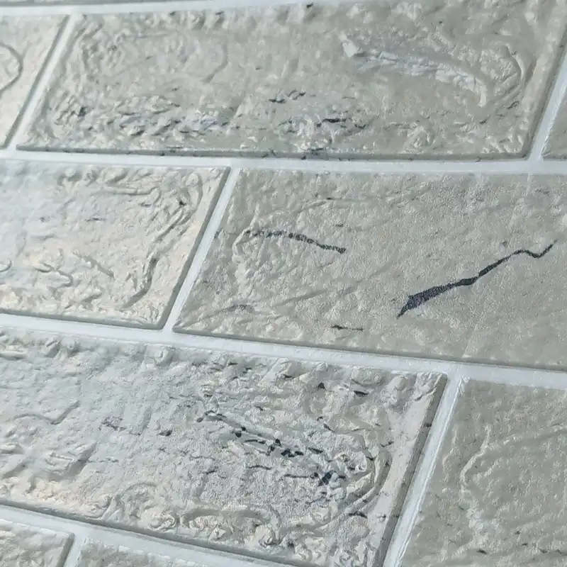 دیوارپوش طرح آجری پشت زرورقی مدل 085 بسته دو عددی