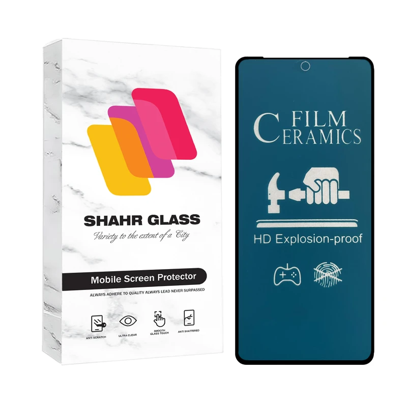 محافظ صفحه نمایش شهر گلس مدل CERMAS مناسب برای گوشی موبایل شیائومی Redmi Note 12 Pro 4G / Note 12 Pro 5G / Note 12 Pro Plus / Poco X5 Pro