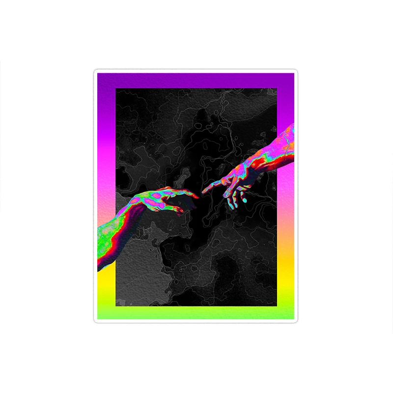 استیکر تزئینی موبایل و تبلت ماسا دیزاین مدل stkv0156 طرح آفرینش