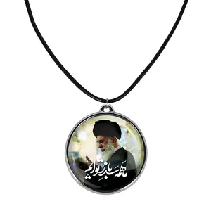گردنبند خندالو مدل تصویر رهبر کد 25892593