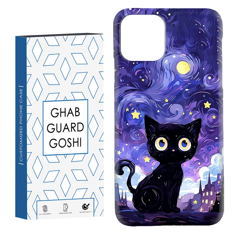 کاور قاب گارد گوشی طرح گربه ونگوگ  کد Dimo-658 مناسب برای گوشی موبایل اپل  IPHONE 11 PRO MAX