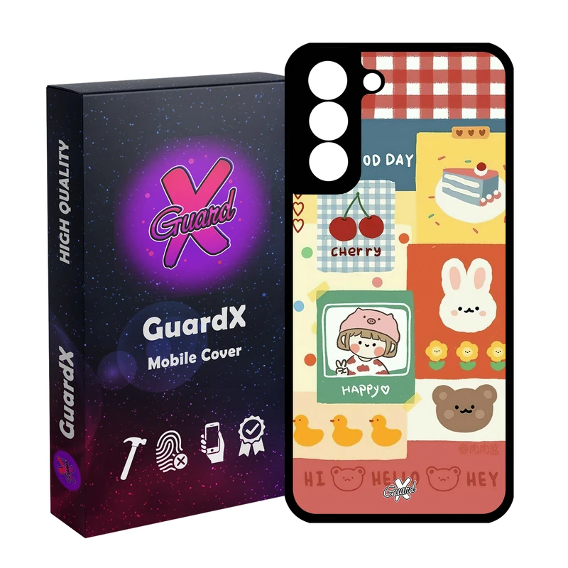 کاور گارد ایکس طرح دختر مدل Glass10515 مناسب برای گوشی موبایل سامسونگ Galaxy S21 FE