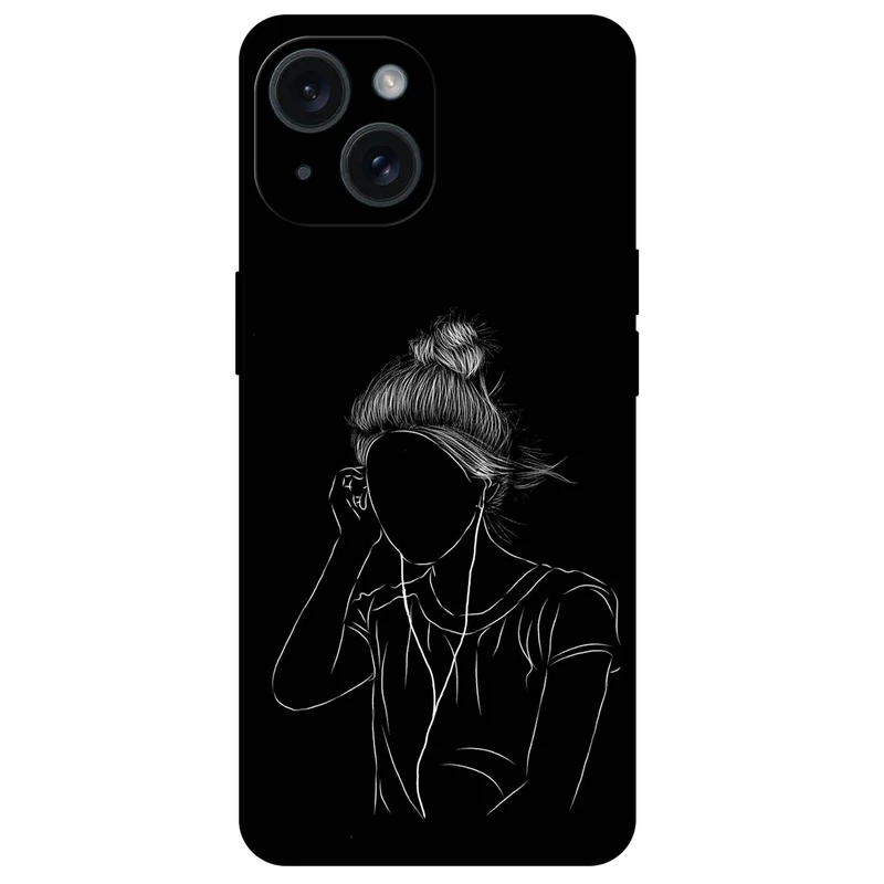 کاور مگافون طرح مینیمال مدل 1858 مناسب برای گوشی موبایل اپل iPhone 15 Plus