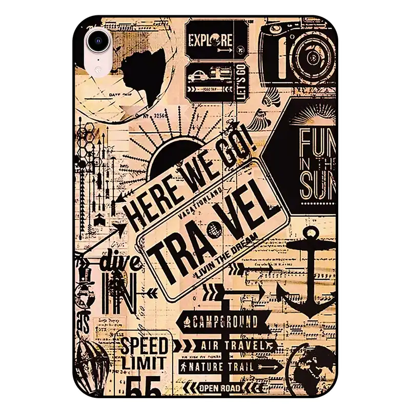 کاور مگافون طرح مسافرت مدل 8098 مناسب برای تبلت اپل ipad mini 6 2021