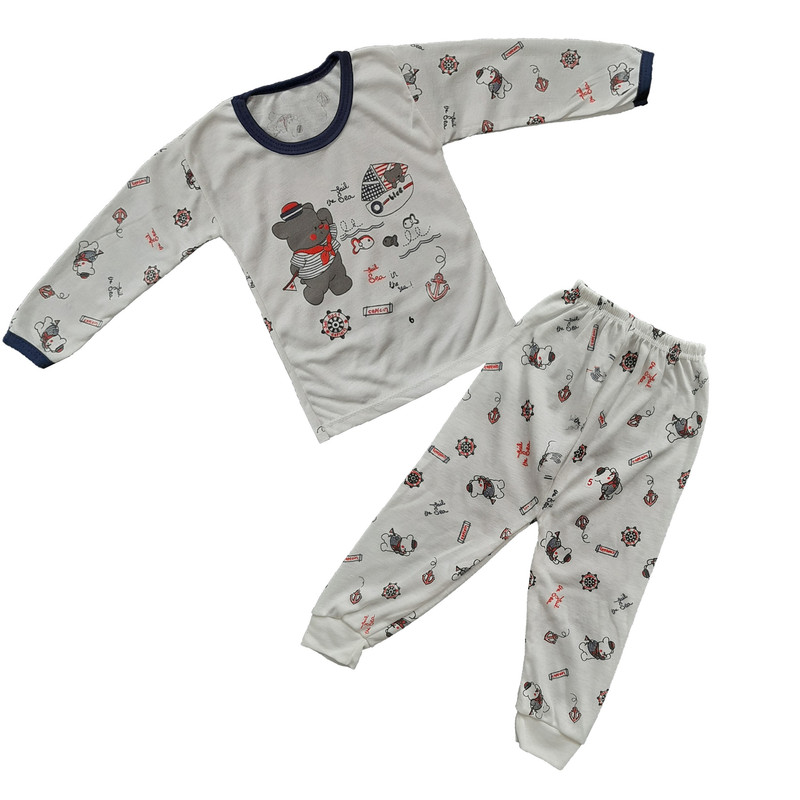 ست تی شرت و شلوار نوزادی مدل LS 104