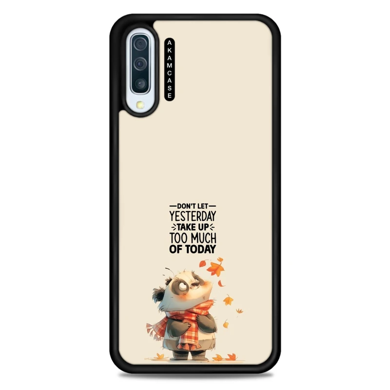 کاور آکام مدل AMC-WSGA50-ANIMALS QOUTES-12 مناسب برای گوشی موبایل سامسونگ Galaxy A50