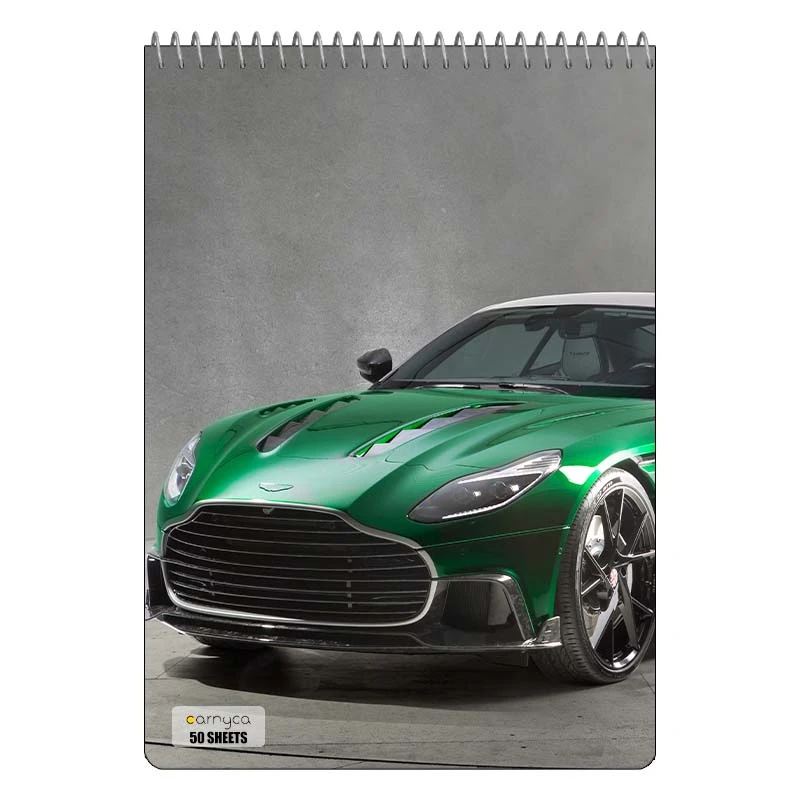 دفتر نقاشی 50 برگ سیمی کارنیکا طرح استون مارتین Aston Martin کد 48298