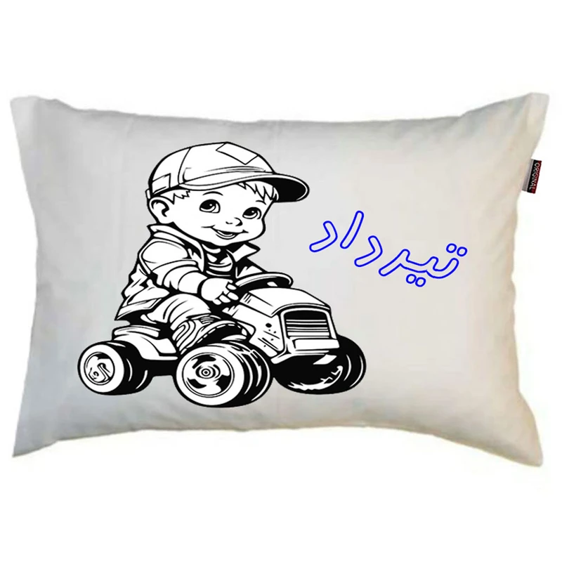 بالش ناریکو مدل کودک طرح پسرانه اسم تیرداد کد 0448