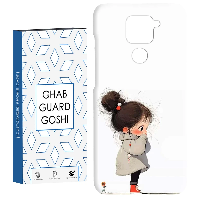 کاور قاب گارد گوشی طرح دخترانه کد Dimo-940 مناسب برای گوشی موبایل شیائومی Redmi Note 9 