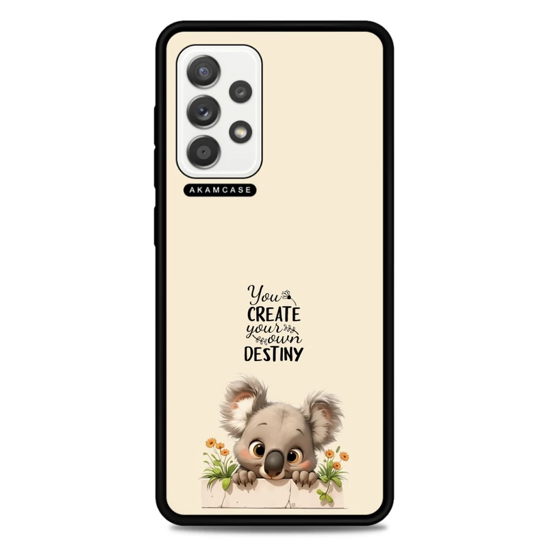 کاور آکام مدل AMC-WSGA52-ANIMALS QOUTES-27 مناسب برای گوشی موبایل سامسونگ Galaxy A52