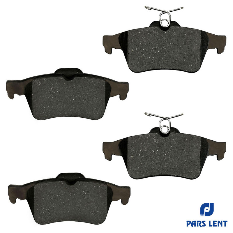 لنت ترمز عقب خودرو لنت پارس کد 24137 دو جفت مناسب برای مزدا 3 نیو