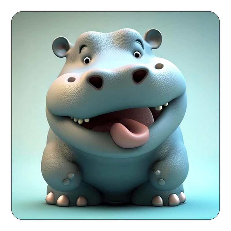 مگنت کاکتی طرح حیوانات کارتونی مدل mp27820