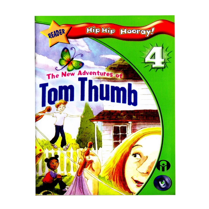 کتاب Hip Hip Hooray 4 Readers BookTom Thumab اثر Lynne Doherty Herndon انتشارات الوندپویان