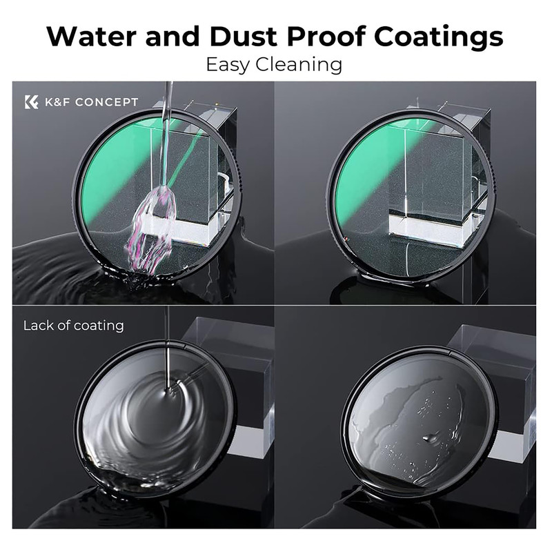 فیلتر لنز کی اند اف مدل SHIMMER DIFFUSION MRC NANO-X - 77MM