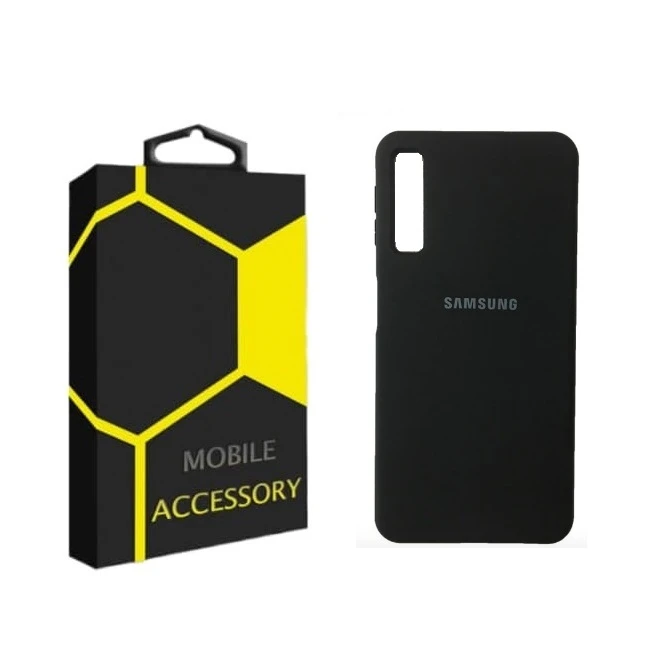 کاور مدل silicon مناسب برای گوشی موبایل سامسونگ Galaxy A7 2018 / A750