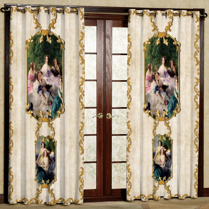 پرده مدل رنسانس مخمل پانچی کد 4368 سایز 200x140 سانتی متر