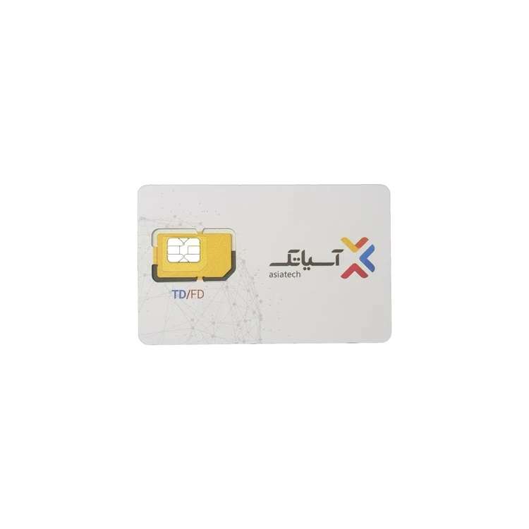 سرویس اینترنت 300 گیگ شش ماهه آسیاتک همراه با سیم کارت هوشمند FD/TD
