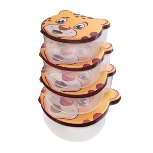 ظرف نگهدارنده طرح گربه مدل Ogips کد 01 مجموعه چهار عددی