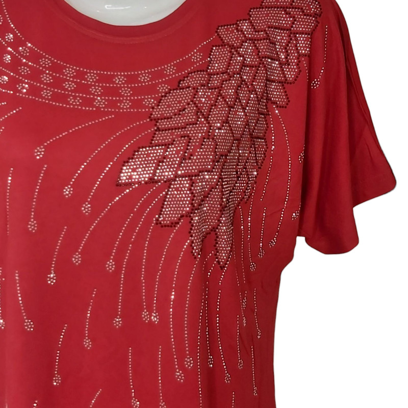 بلوز آستین کوتاه زنانه مدل 54520