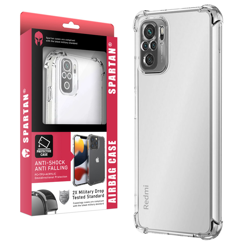 کاور اسپارتان مدل Airbag مناسب برای گوشی موبایل شیائومی Poco M5S / Redmi Note 10 4G / Redmi Note 10s