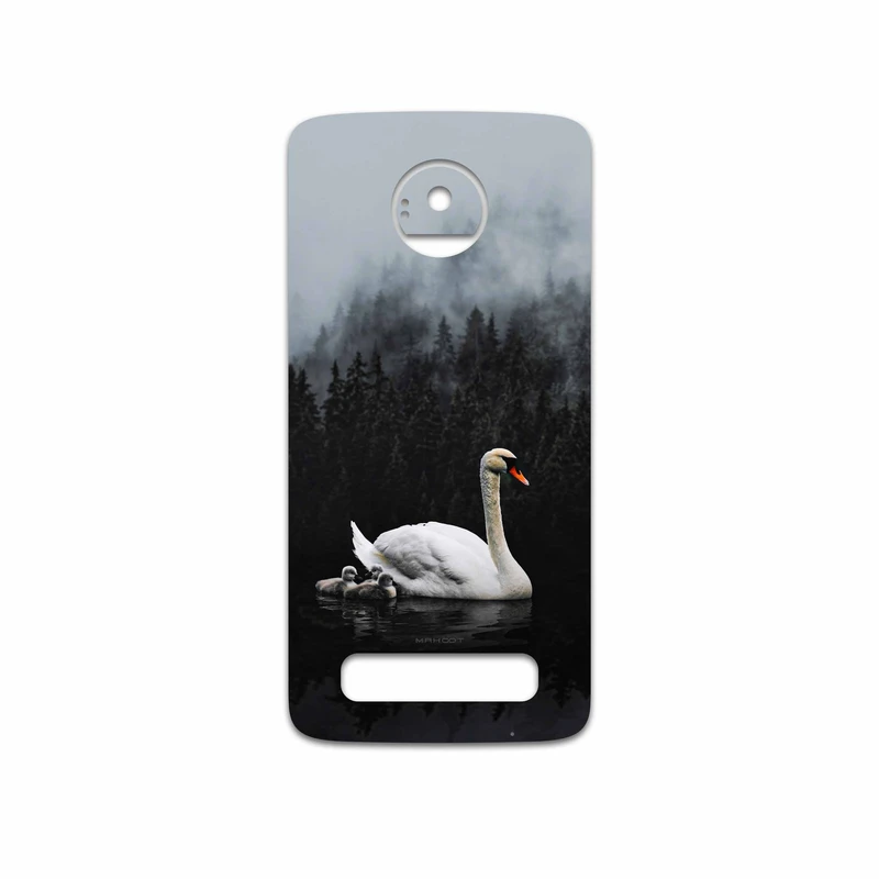 برچسب پوششی ماهوت مدل Swan Lake مناسب برای گوشی موبایل موتورولا Moto Z