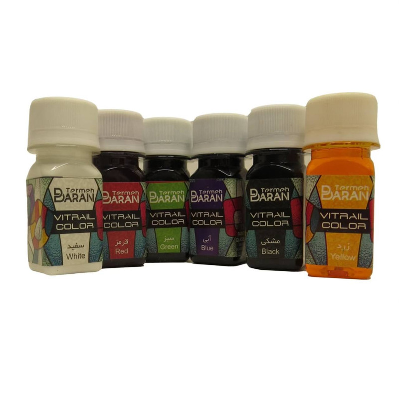 رنگ ویترای ترمه باران مدل as-9876 بسته 6 عددی