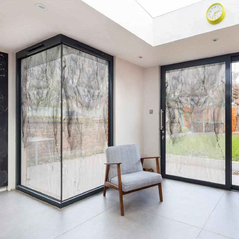 استیکر شیشه مدل drk-stn