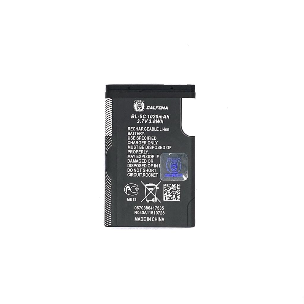 باتری موبایل کالفونا مدل cal-5c ظرفیت 1020 میلی آمپر ساعت مناسب برای گوشی موبایل نوکیا 1200/1280/1208/1100