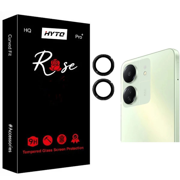 محافظ لنز دوربین رینگی هیتو مدل Rose Lens Guard مناسب برای گوشی موبایل شیائومی Redmi 13C