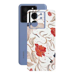 Remax cover sticker Leth model flower design suitable for Xiaomi 13T Pro mobile phone