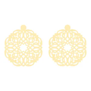گوشواره طلا 18 عیار زنانه الن نار مدل N5115