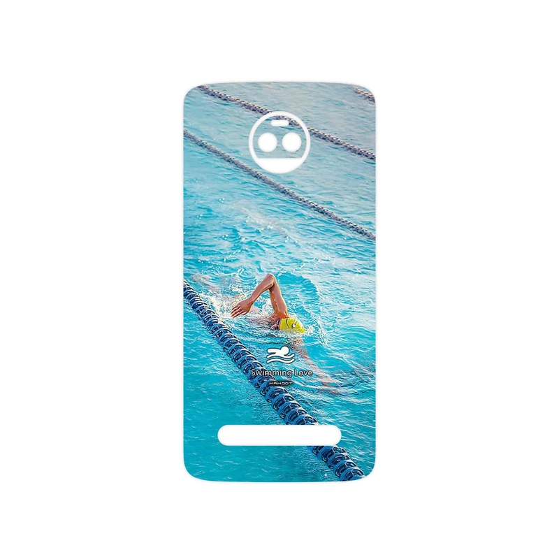 برچسب پوششی ماهوت مدل Swimming مناسب برای گوشی موبایل موتورولا Moto Z2 Force
