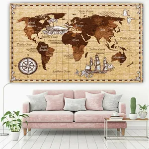 پوستر طرح نقشه جهان کد FP366