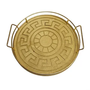 سینی دسته دار مدل چوبی سایز 30x30 سانتی متر
