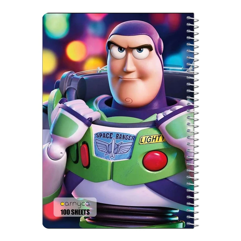 دفتر مشق 100 برگ سیمی کارنیکا طرح داستان اسباب بازی Toy Story کد 48559